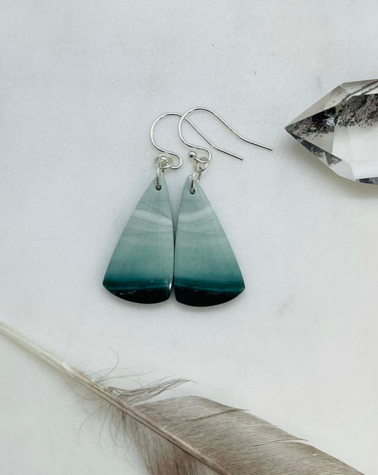 One-of-a-Kind Polychrome Jasper Stone Earrings - A Celebration of Vibrance and Strength