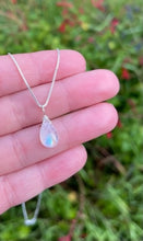 Load image into Gallery viewer, Dainty Moonstone Crystal Pendant Necklace
