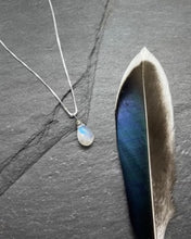 Load image into Gallery viewer, Dainty Moonstone Crystal Pendant Necklace
