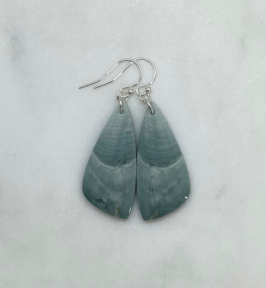 One-of-a-Kind Polychrome Jasper Stone Earrings - A Celebration of Vibrance and Strength