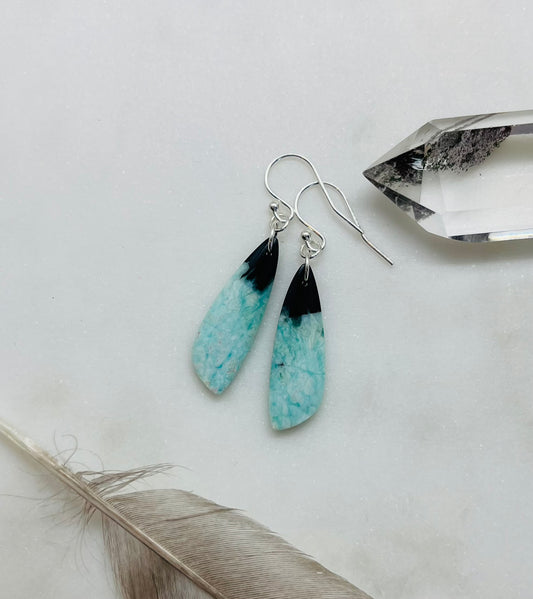 Hand-Cut Natural Petrified Wood Jewelry, Handcrafted in the USA, Natural Gemstone and Genuine Sterling Silver