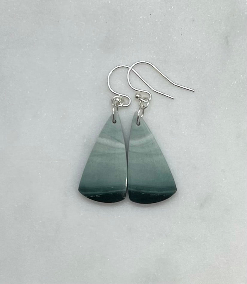 One-of-a-Kind Polychrome Jasper Stone Earrings - A Celebration of Vibrance and Strength