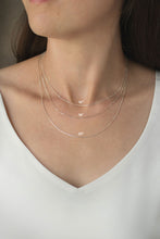 Load image into Gallery viewer, Moonstone Gemstone Teardrop Pendant Necklace
