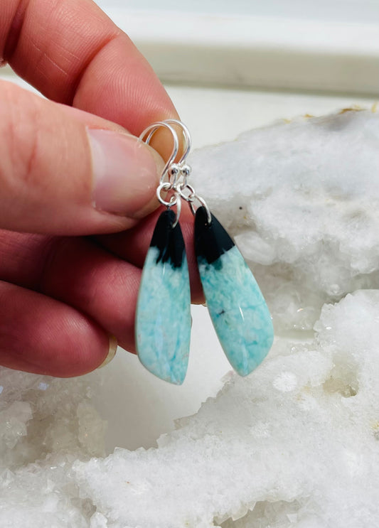 Hand-Cut Natural Petrified Wood Jewelry, Handcrafted in the USA, Natural Gemstone and Genuine Sterling Silver