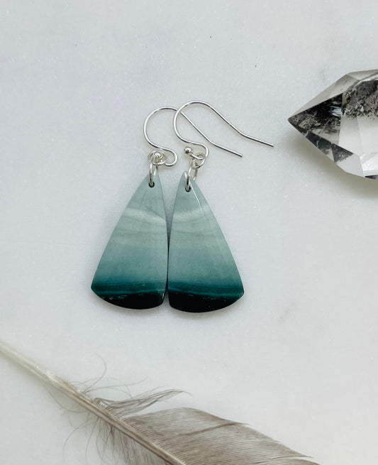 One-of-a-Kind Polychrome Jasper Stone Earrings - A Celebration of Vibrance and Strength
