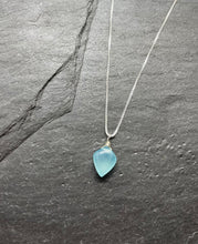 Load image into Gallery viewer, Chalcedony Gemstone Pendant Necklace in Sterling Silver
